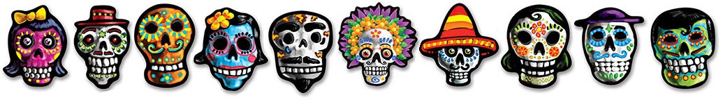 Mini Day of the Dead Cutouts